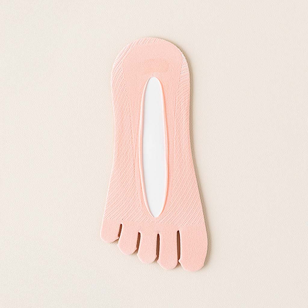 Onzichtbare Ademend Anti-Slip Tenen Sokken