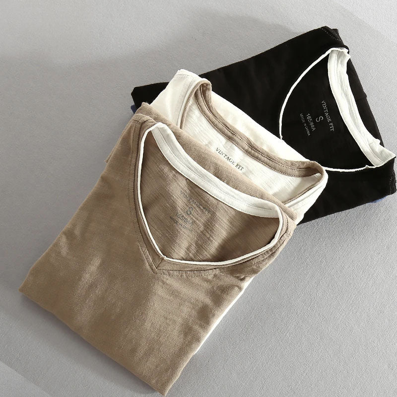 Riku Katoenen Lange Mouwen Shirt
