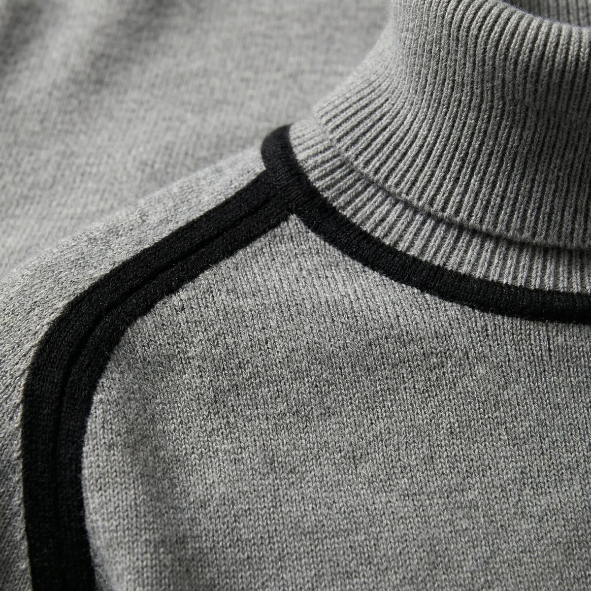 Dames Brei Sweater met Contrast Afwerking
