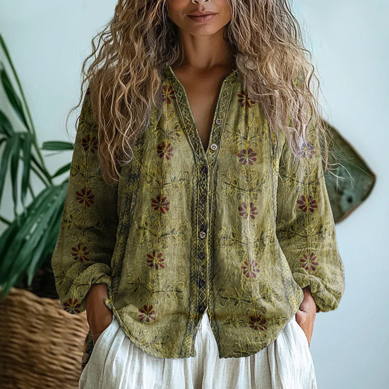 LEAH – BOTANISCHE CHARME BLOUSE
