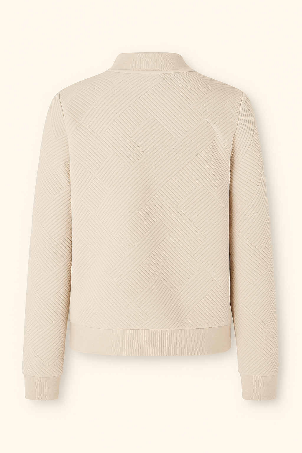 Vest Dames | Ritssluiting & Structuurpatroon