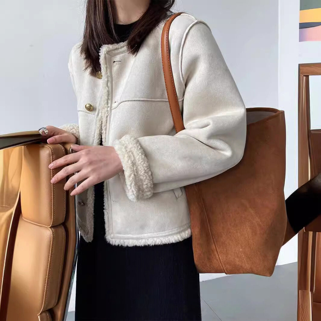 Aspen - Vintage Suede Stijl Jas