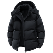 Winterjas Heren | Gewatteerde Jas met Capuchon | Warm & Winddicht
