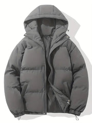 Winterjas Heren | Pufferjas Heren | Capuchon & Snelle Afsluiting