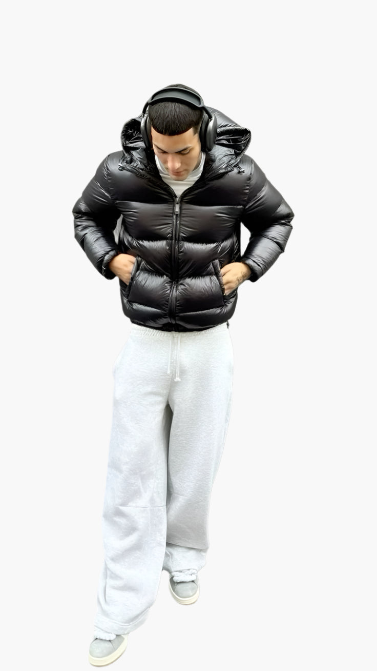 Winterjas Heren | Pufferjas Heren | Verstelbare capuchon & strak silhouet