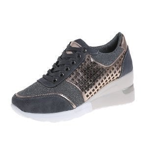 Sneakers Dames | Verborgen Sleehak & Alledaags Loopcomfort