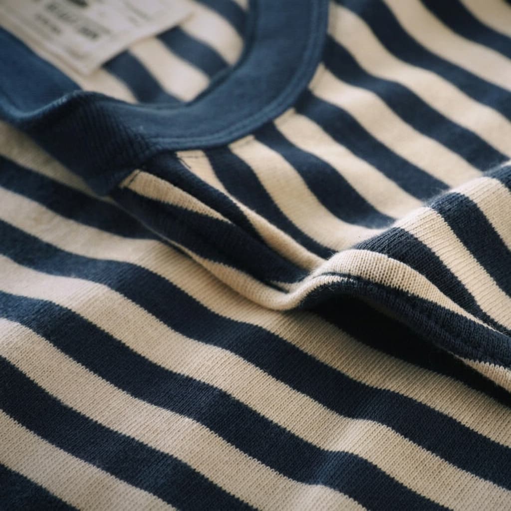 Maritiem Katoenen Langemouwen Shirt