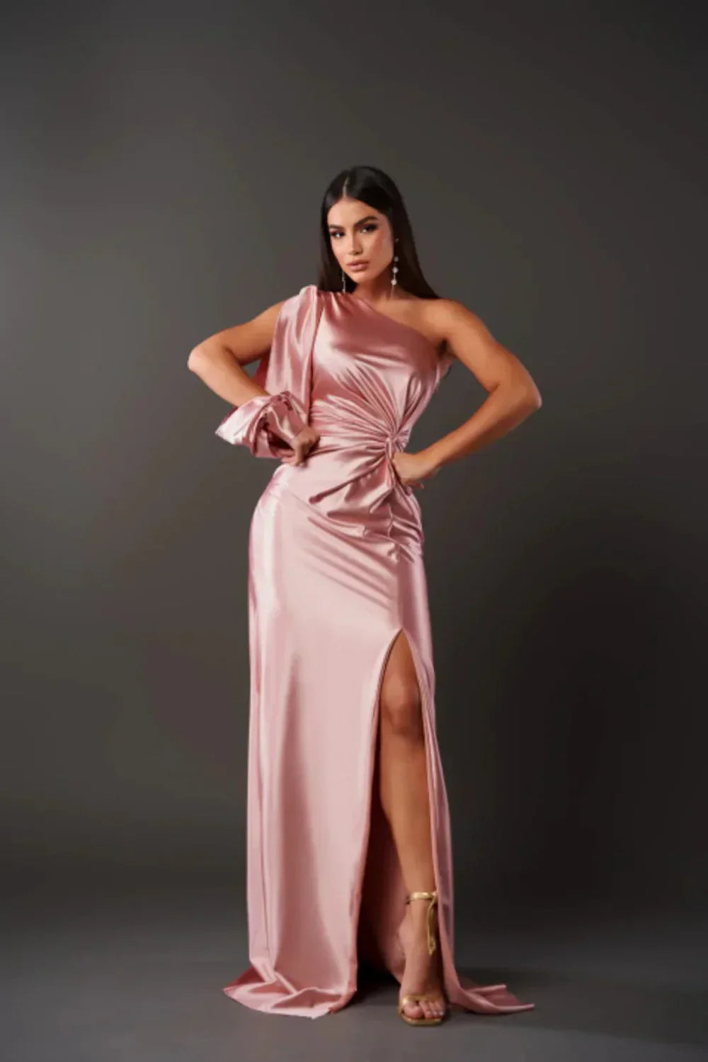 Zarra | Elegante maxi-jurk met één schouder