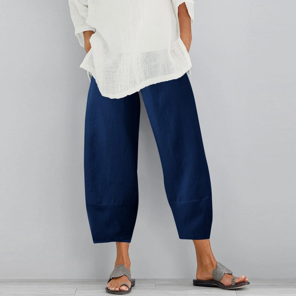 Zomer Broek Dames | Losvallend & Enkellang Silhouet