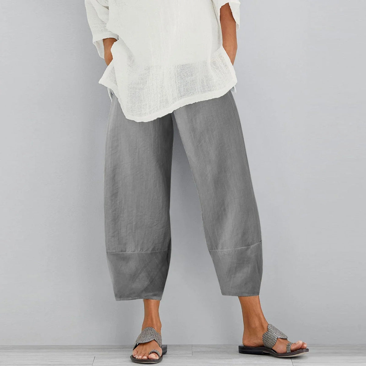 Zomer Broek Dames | Losvallend & Enkellang Silhouet