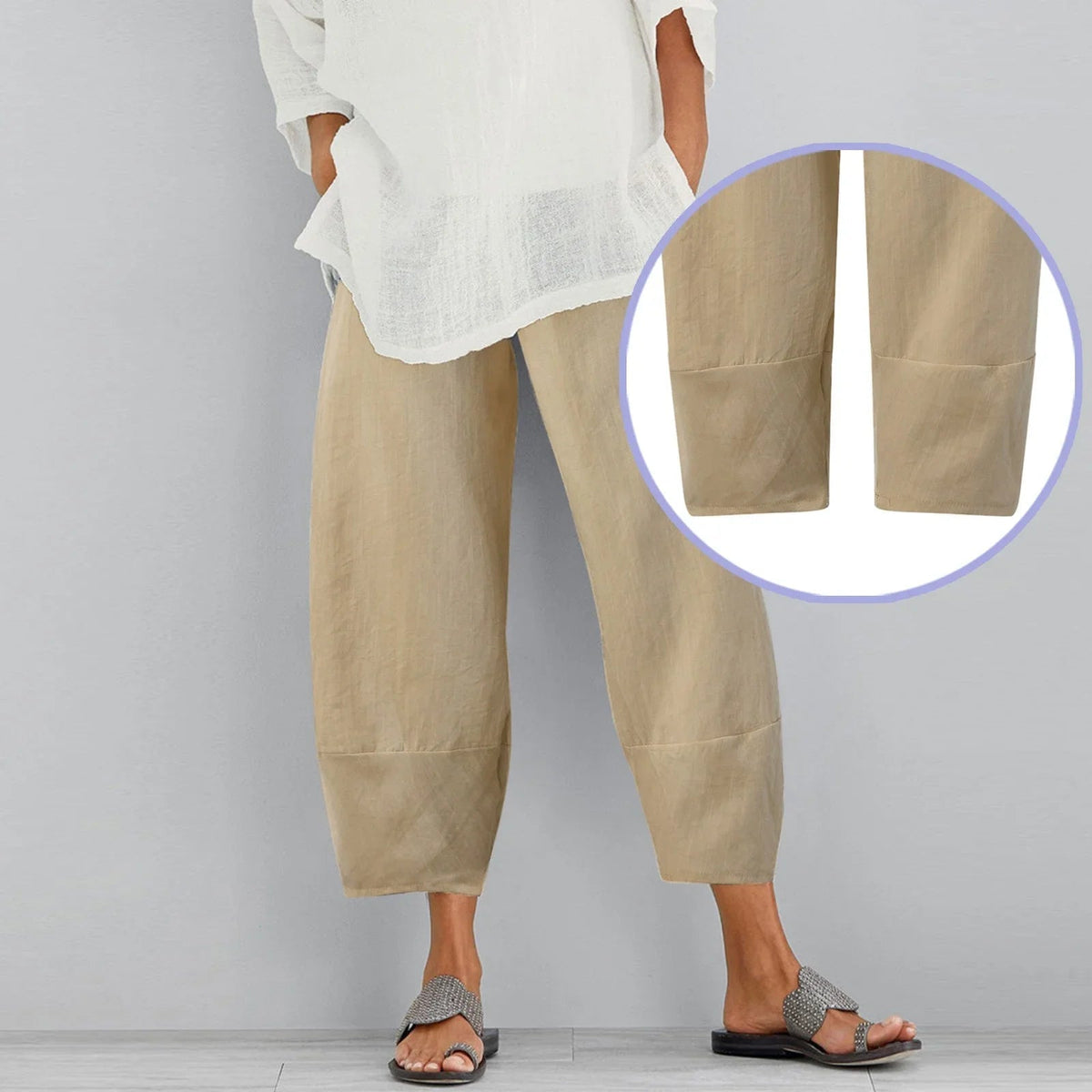 Zomer Broek Dames | Losvallend & Enkellang Silhouet