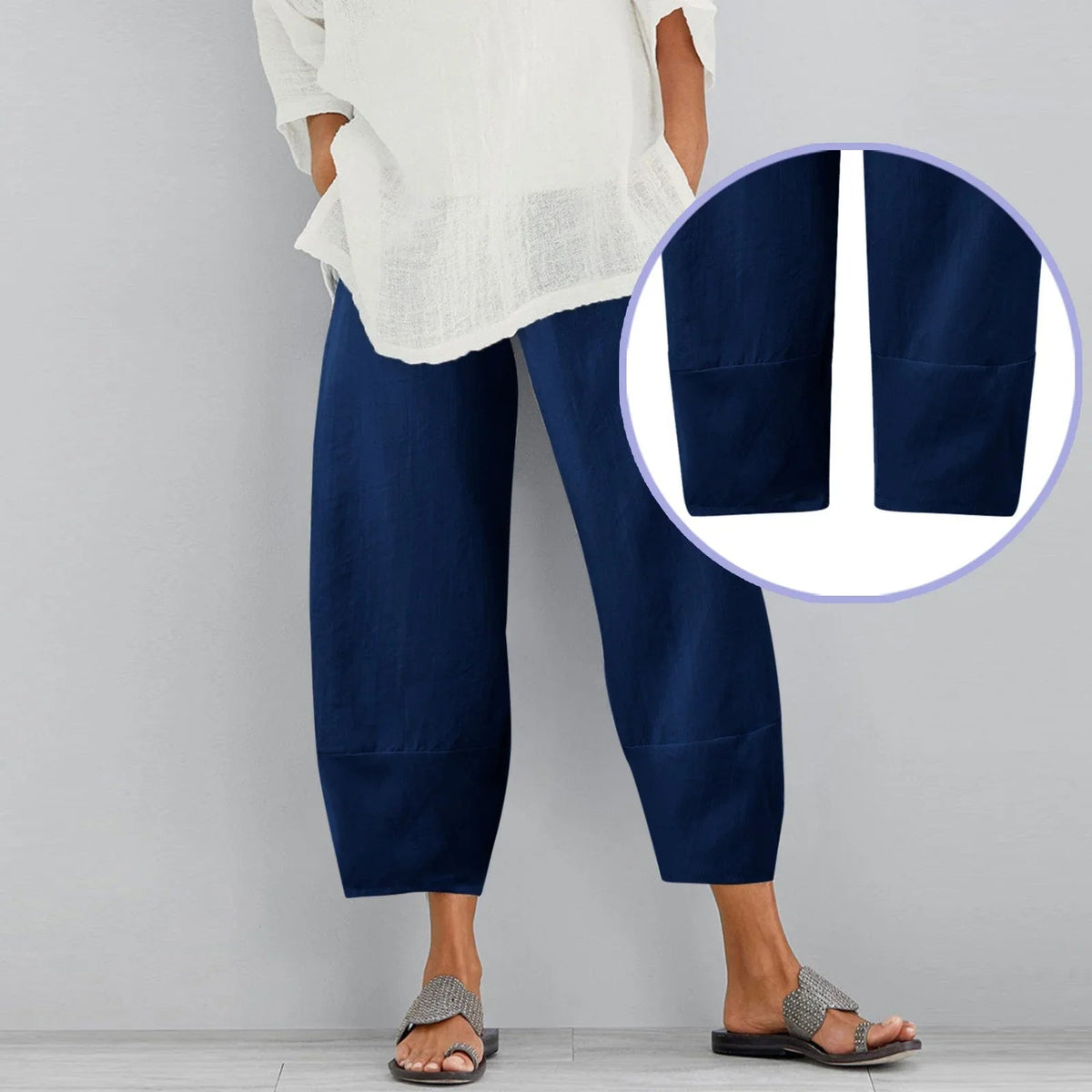 Zomer Broek Dames | Losvallend & Enkellang Silhouet