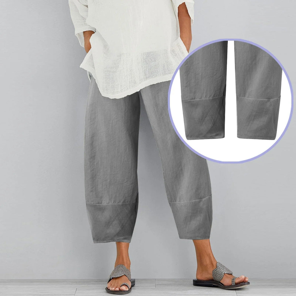 Zomer Broek Dames | Losvallend & Enkellang Silhouet