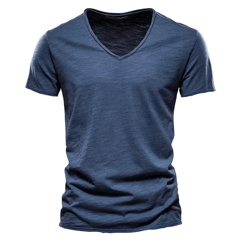 Zomer Shirt Heren | V-hals Design & Luchtig Draagcomfort
