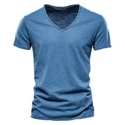 Zomer Shirt Heren | V-hals Design & Luchtig Draagcomfort
