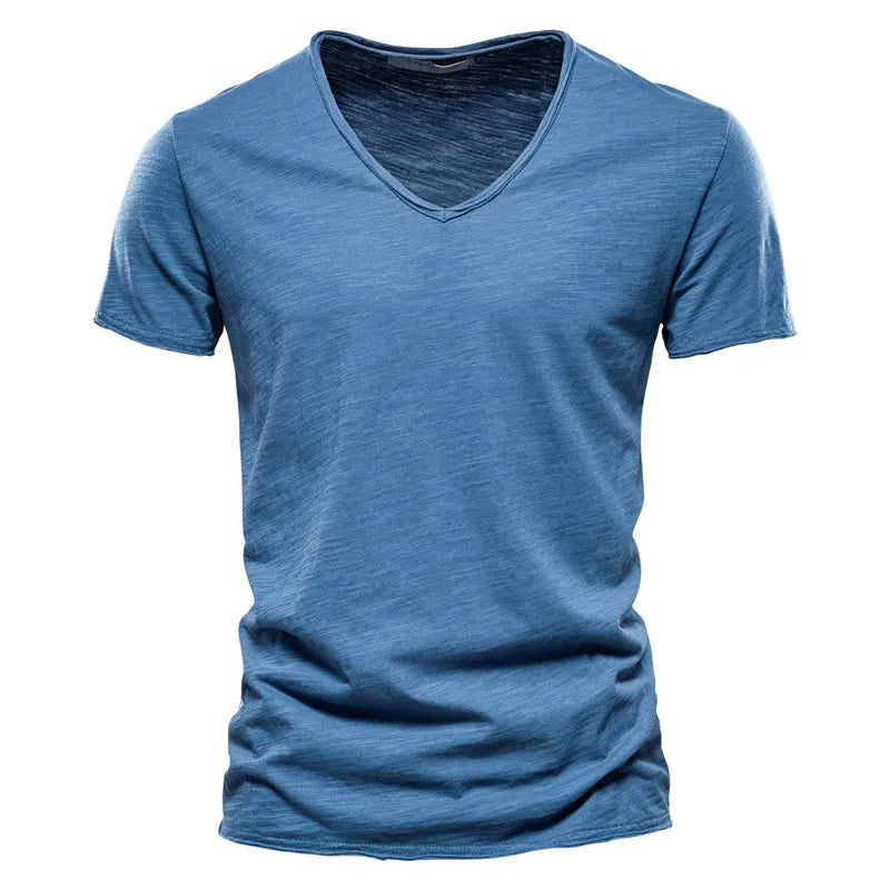 Zomer Shirt Heren | V-hals Design & Luchtig Draagcomfort