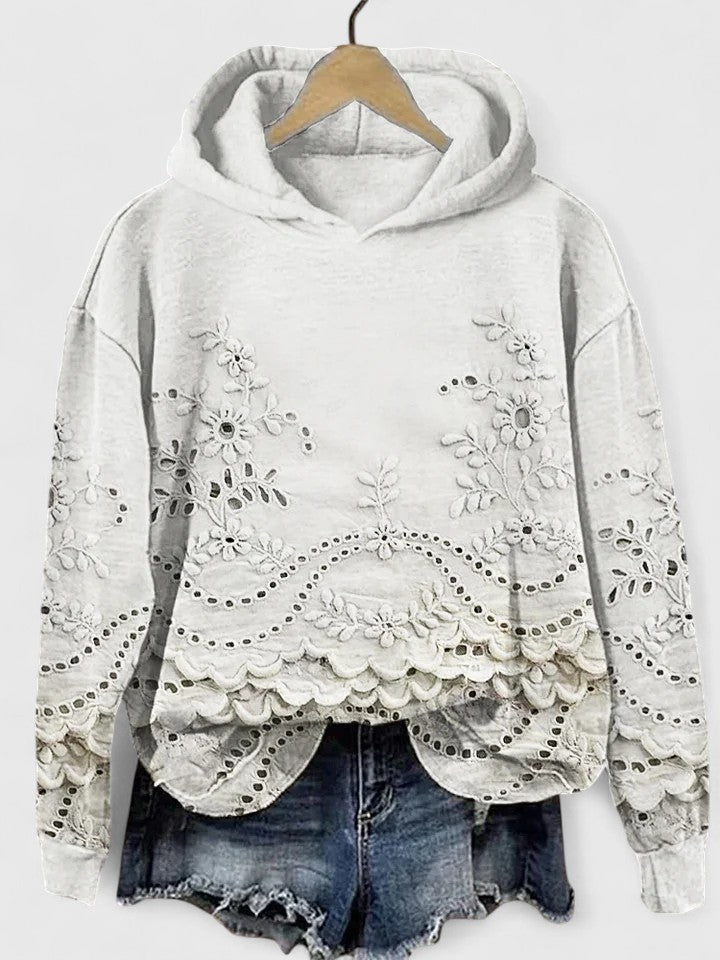 SUZANNE – GEBOORDUREERDE HOODIE