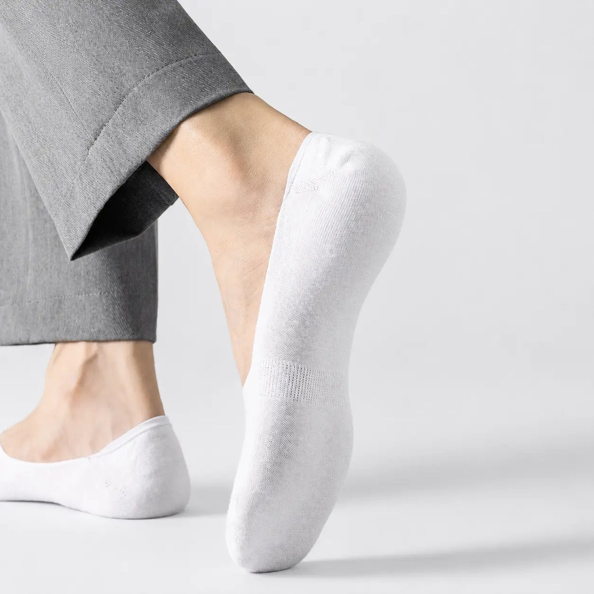 Ademende Lage Katoenen Antislip Sokken