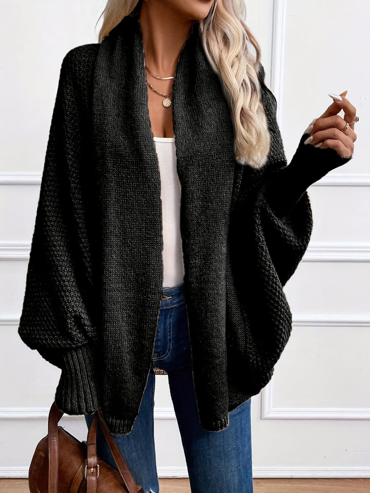 Zinnia - Batwing Gebreide Cardigan