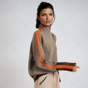 MILA – CHIQUE HOOGEHAALDE PATROON TRUI
