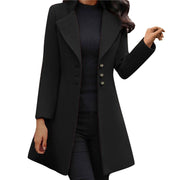 Brielle - Lange Mouwen Wol Coat