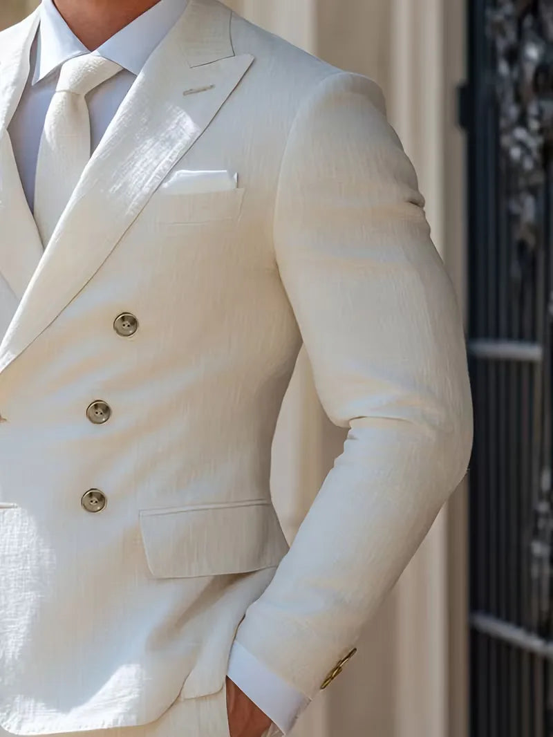 Colbert slim fit met dubbele knopen