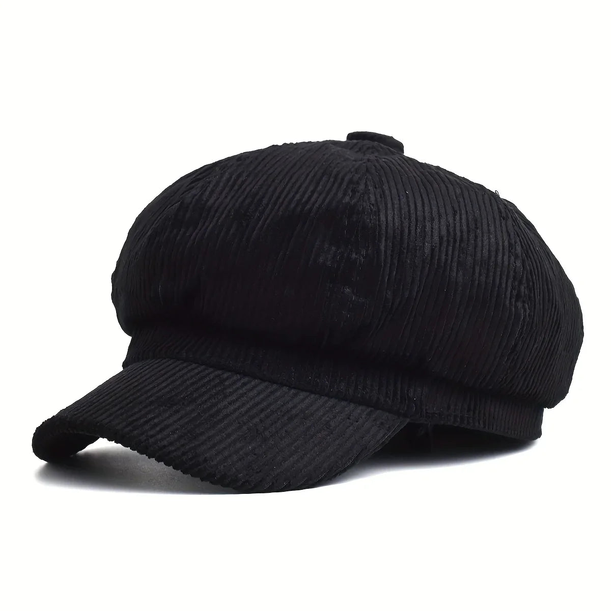 Gabriel | Bruine corduroy newsboy cap in vintage stijl