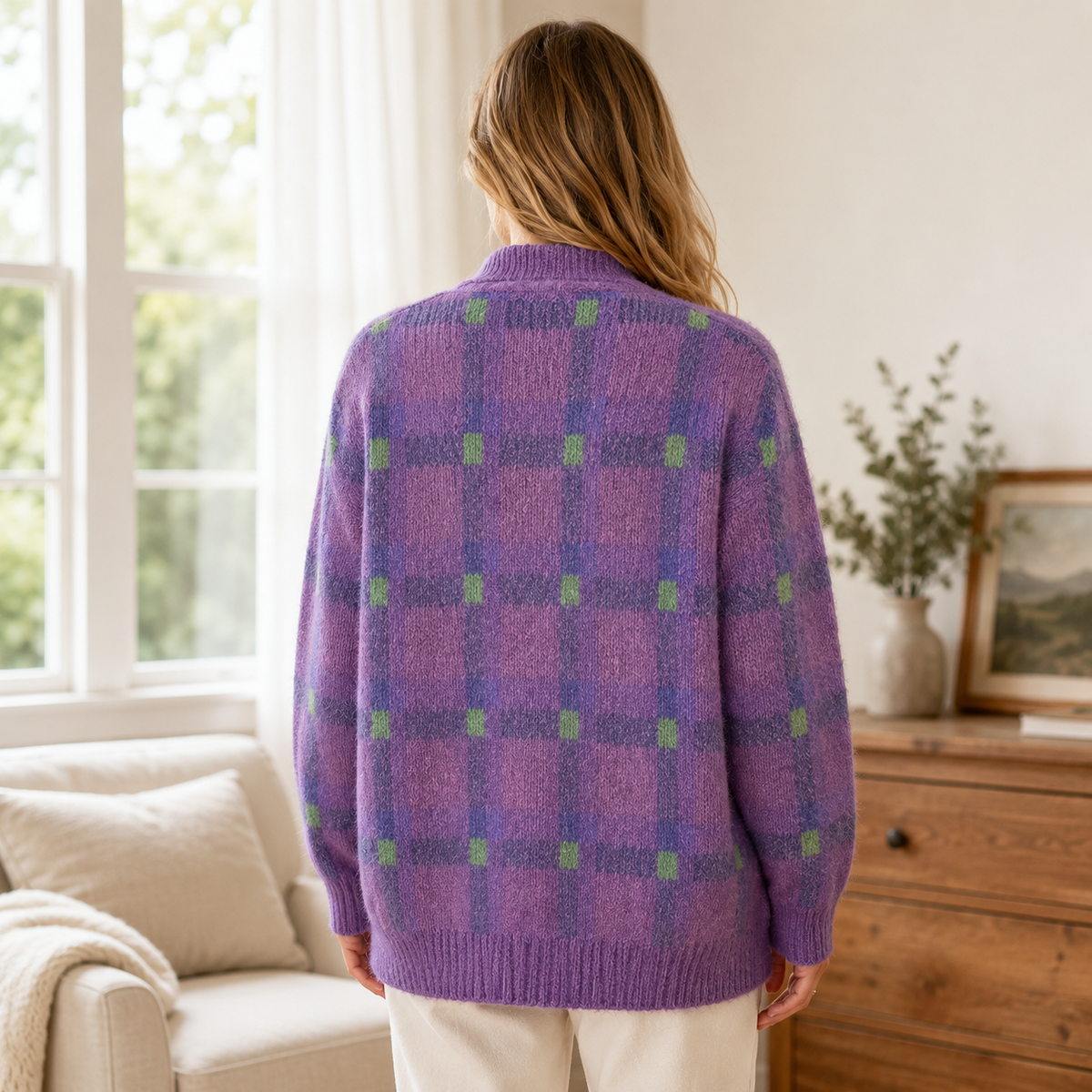 Collarhold – Oversized Cardigan Met Een Kraag Die Zijn Vorm Houdt