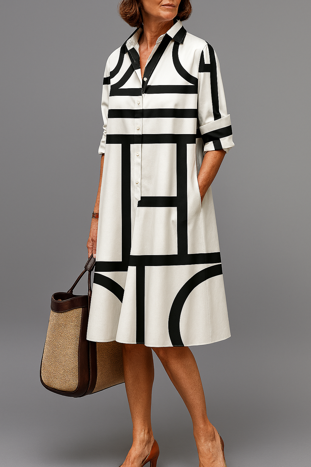 Vivante | Elegante Midi Jurk