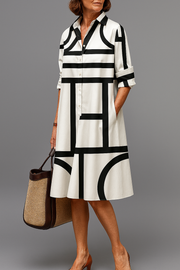 Vivante | Elegante Midi Jurk