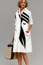 Monisa | Elegante Midi Jurk