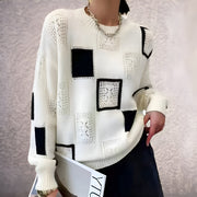 ALISSA – MODERNE PATCHWORK BREISWEATER
