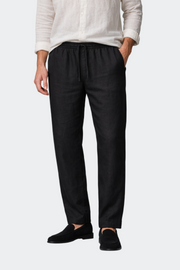 Broek Heren Relaxed Fit Linnen Casual Zomer