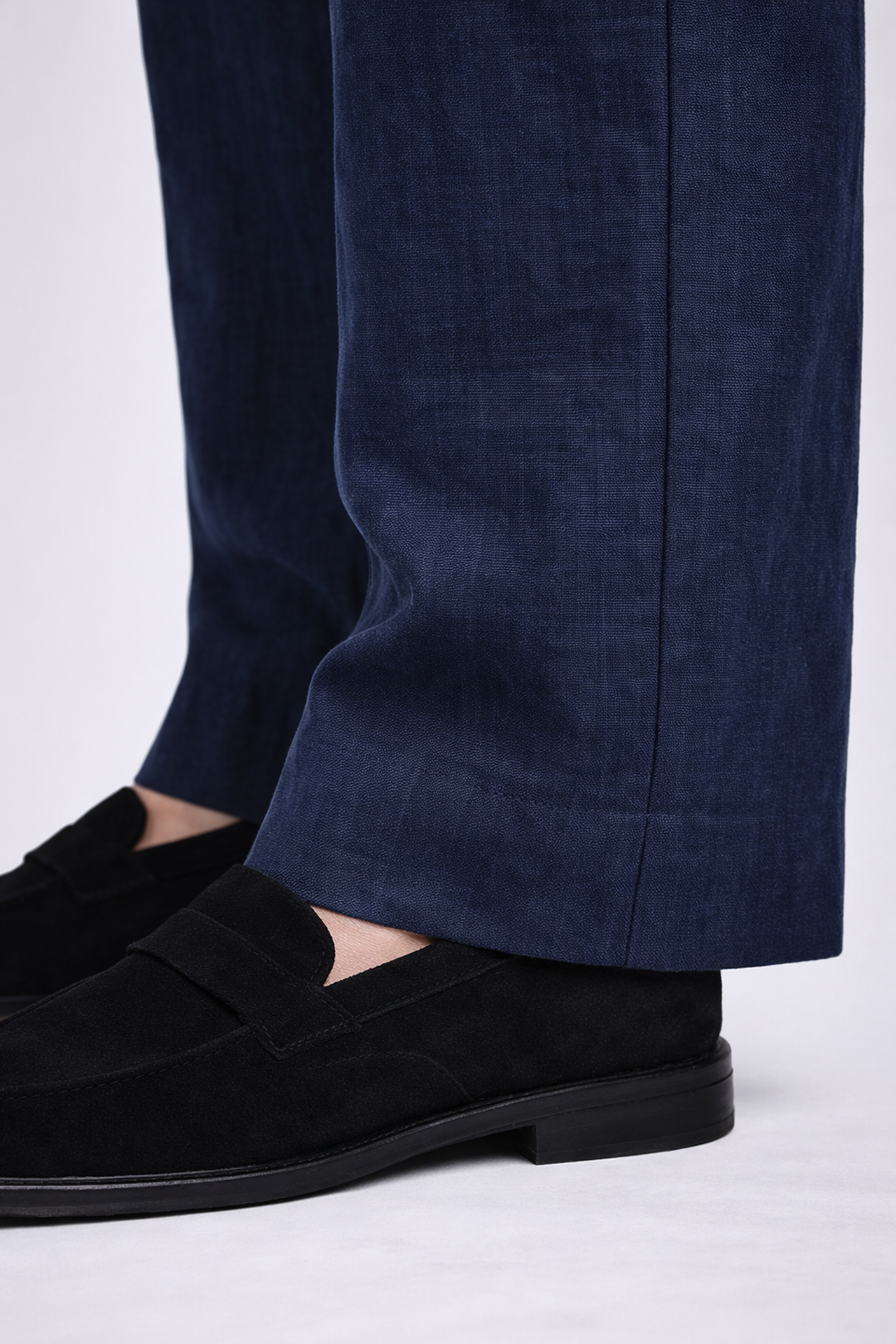 Broek Heren Relaxed Fit Linnen Casual Zomer
