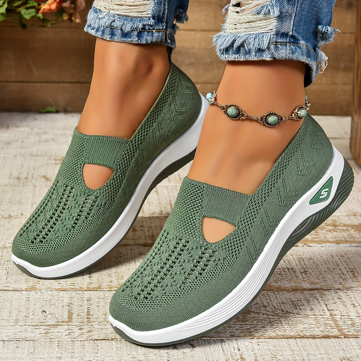 Ademend Slip-On Mesh Sneakers voor Vrouwen