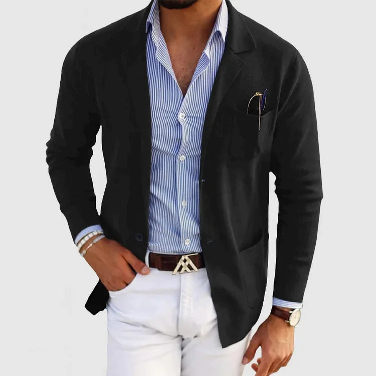 Stijlvolle Herenblazer met Comfortabel Klepzakken - Dan