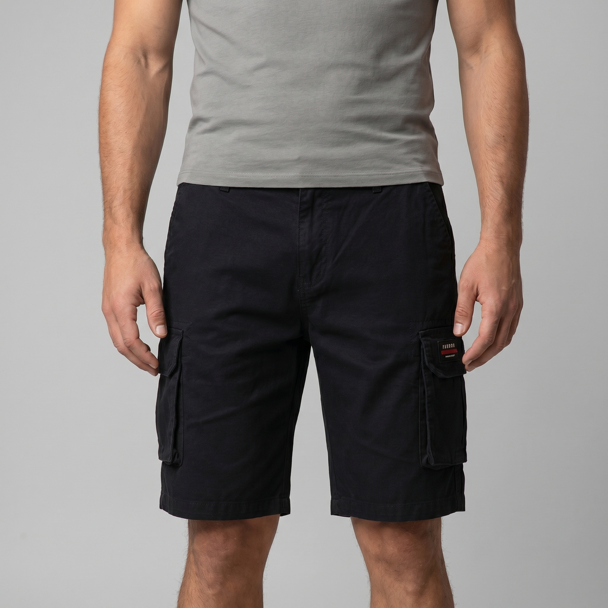 Cargo Shorts Heren Relaxed Fit Meerdere Zakken Casual