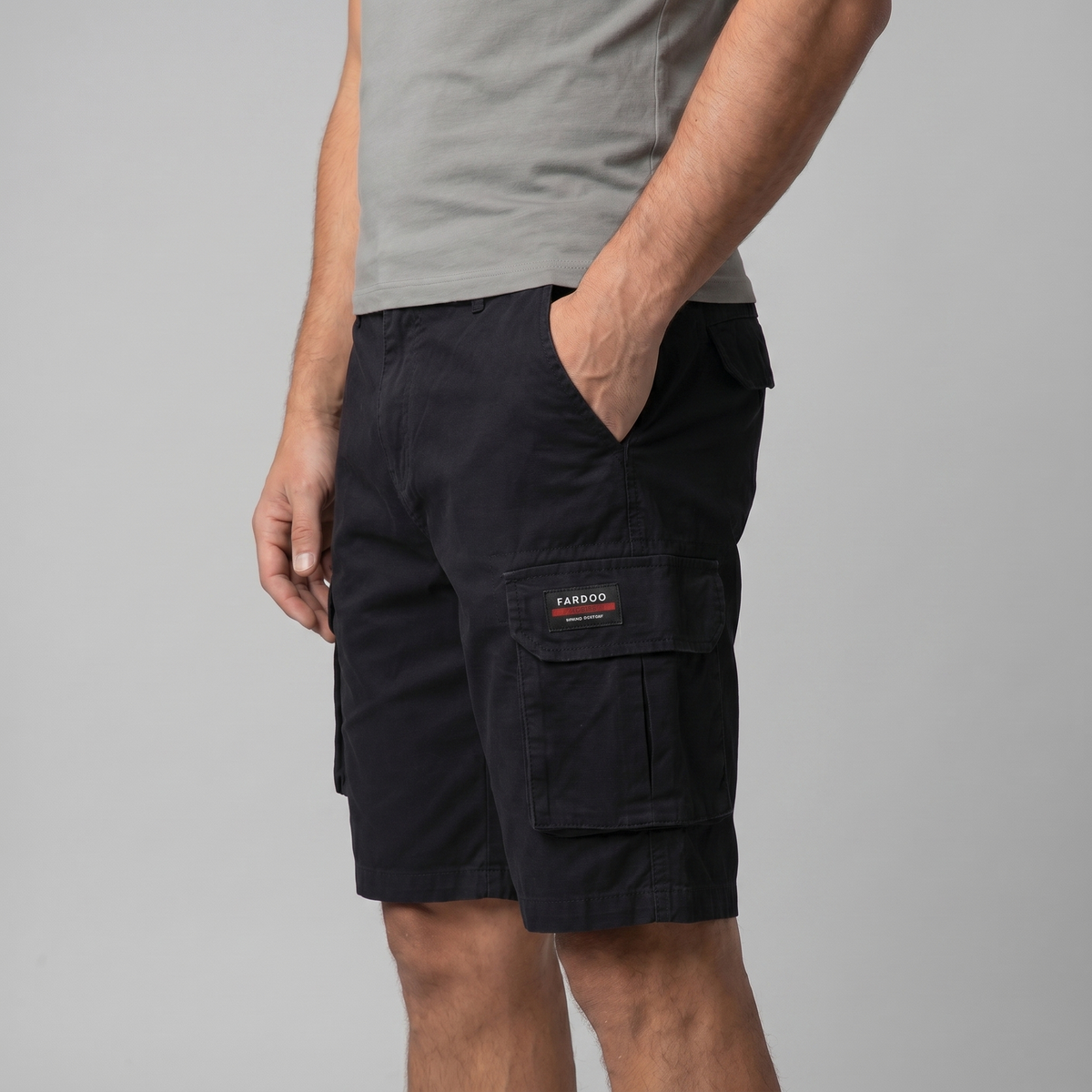 Cargo Shorts Heren Relaxed Fit Meerdere Zakken Casual