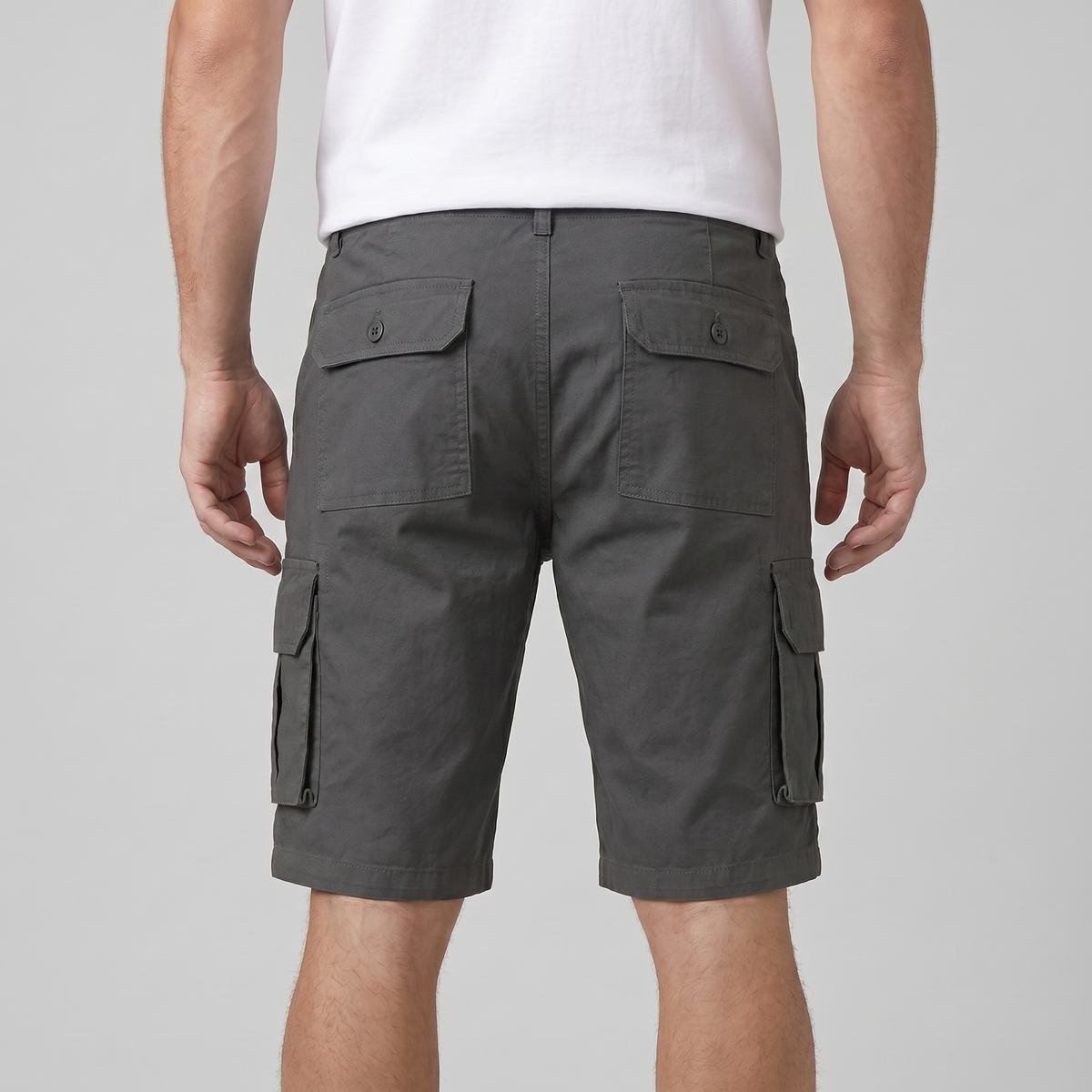 Cargo Shorts Heren Relaxed Fit Meerdere Zakken Casual
