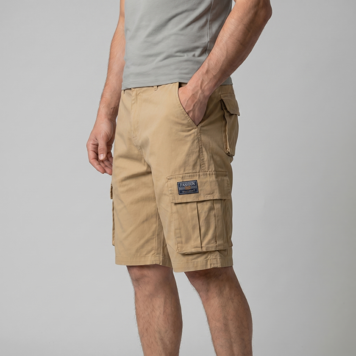Cargo Shorts Heren Relaxed Fit Meerdere Zakken Casual