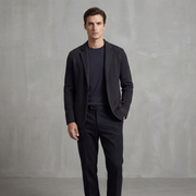 Casual Tailored Fit Jasje Heren Lapel Kraag