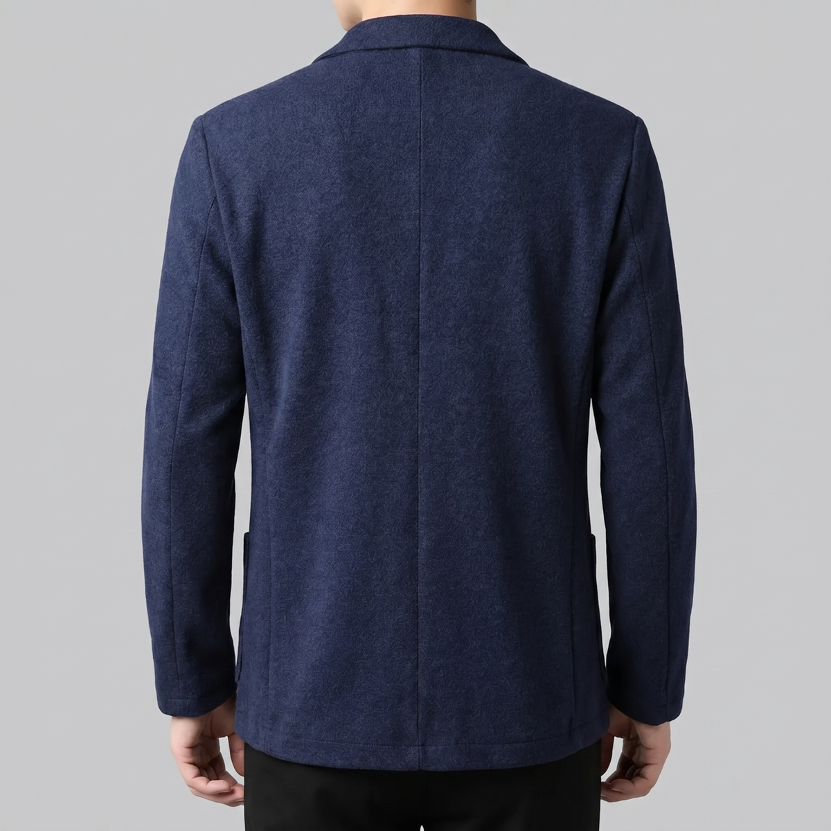 Casual Tailored Fit Jasje Heren Lapel Kraag