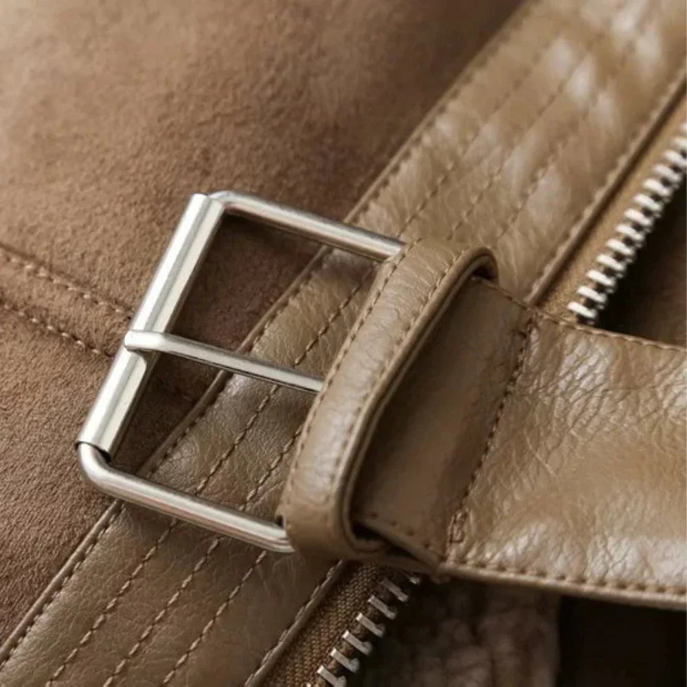 Colette Shearling Suède Jas