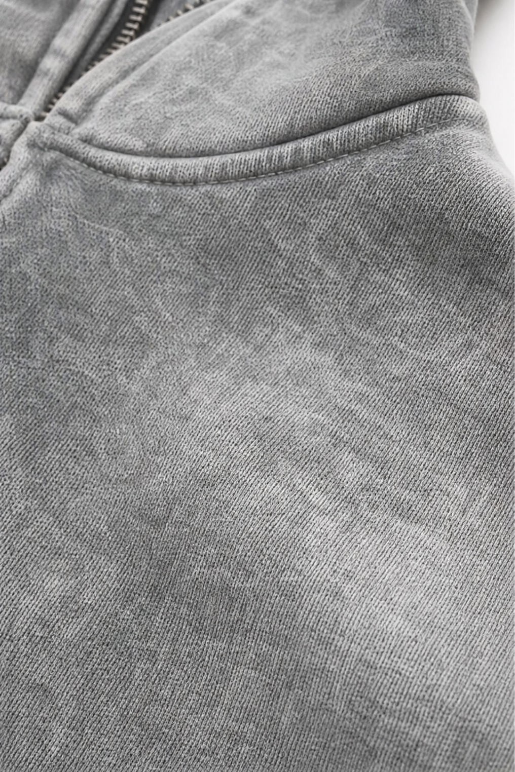 Rethread – Gewassen Relaxed Zip-Up Hoodie