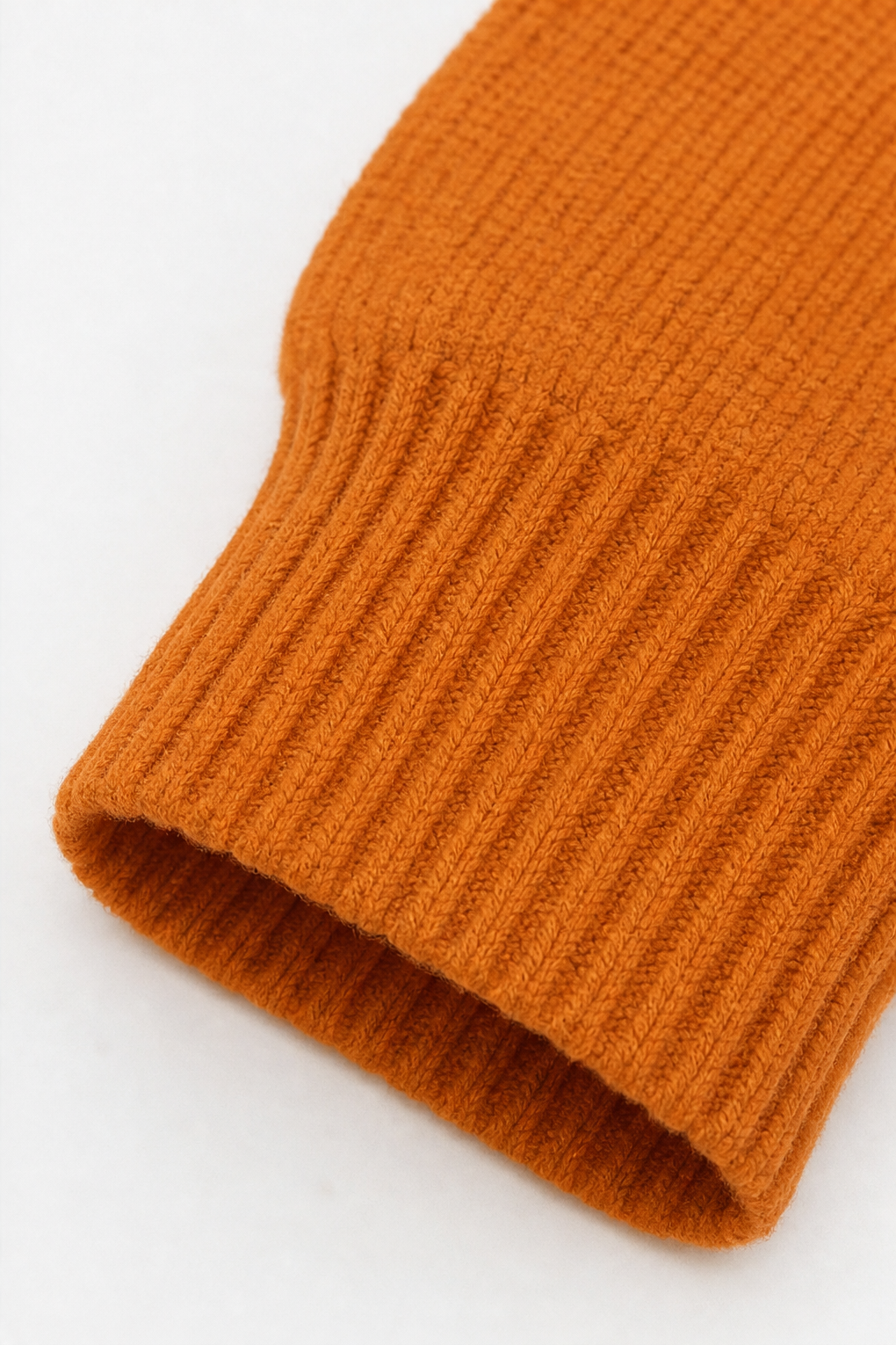 Softline – Geribbelde V-hals Relaxed Brei Sweater
