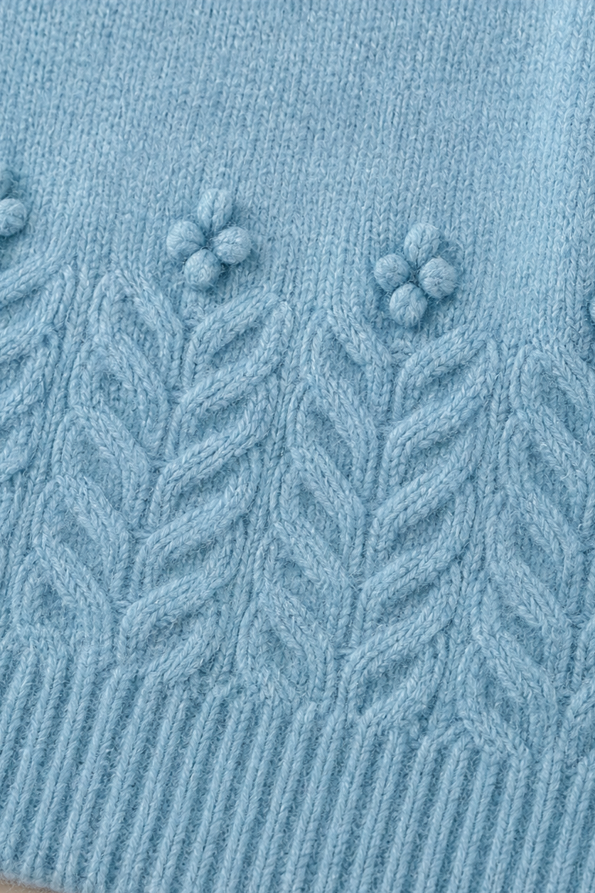Cablesse – Gebreide Kabeltrui met Ronde Hals