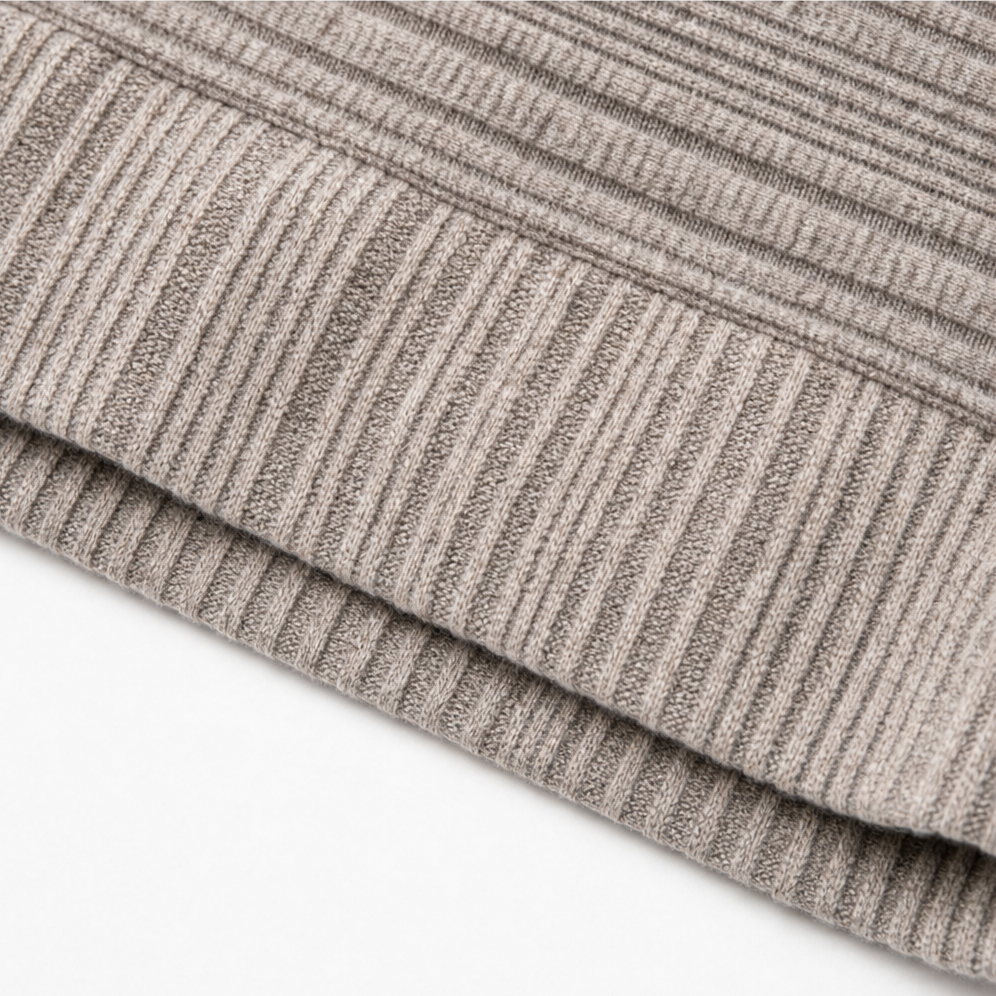 Mayfield – Gestreepte Boot-Neck Lange Mouwen Gebreide Top
