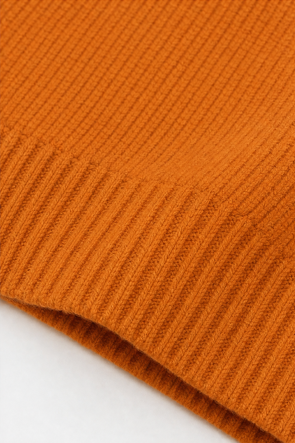 Softline – Geribbelde V-hals Relaxed Brei Sweater