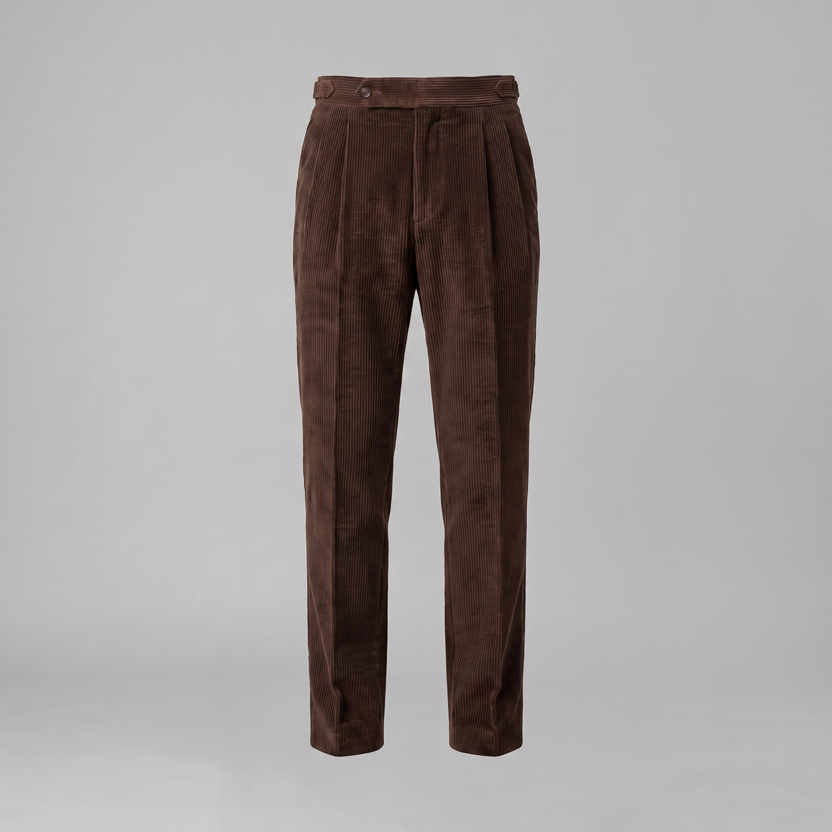 Corduroy Pleated Trousers Heren Klassiek Formeel