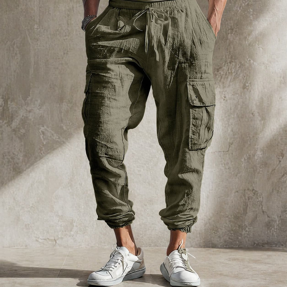 Reeve Linnen Cargo Broek